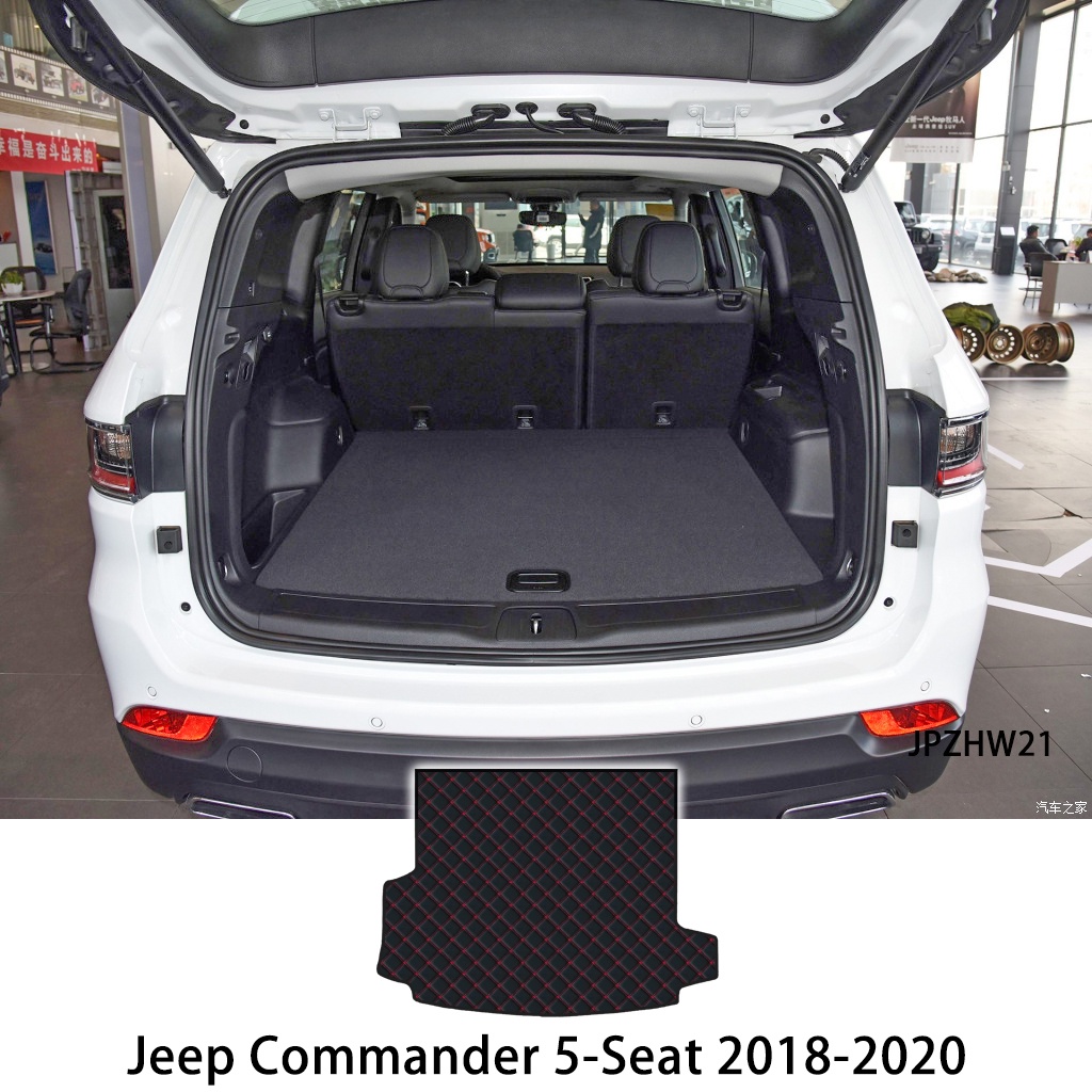 Matras Bagasi Mobil Bahan Kulit Premium Untuk Jeep Commander XL 5-seat 2018-2020