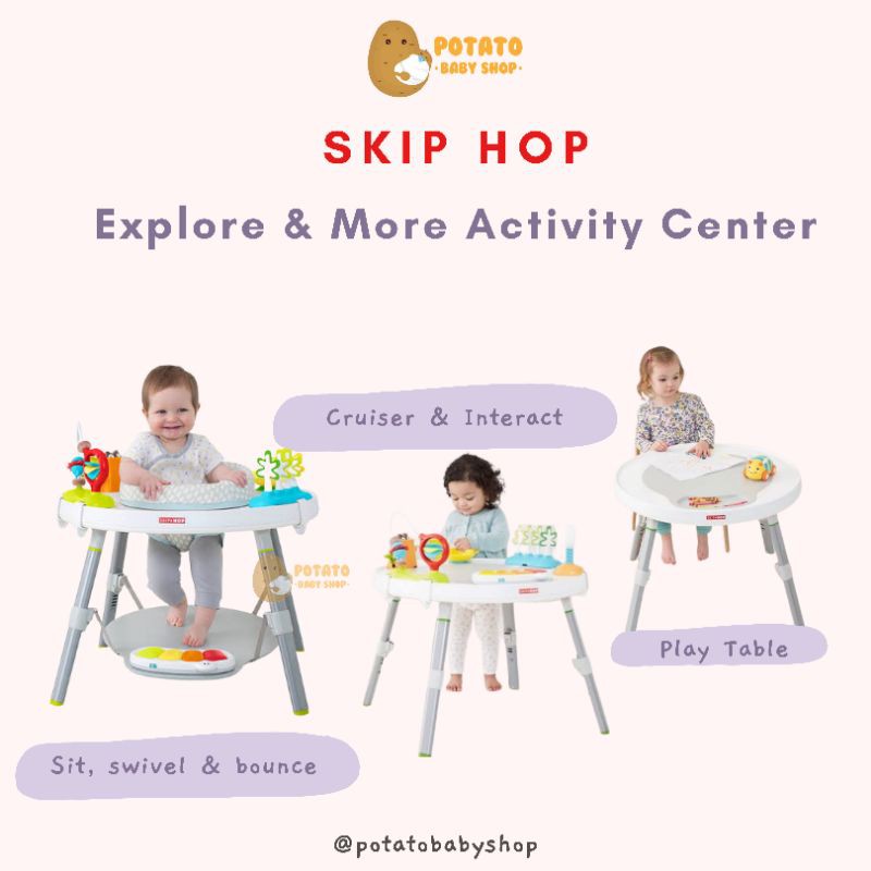 Skip Hop Explore &amp; More Baby’s 3 Stage Activity - Kursi Bayi Skiphop