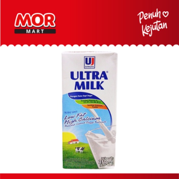 

ULTRA MILK Low Fat High Calcium Plain Tpk 250 ml