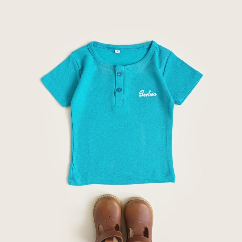 BEEBOO BUTTON TEE | kaos polo anak 1-4th Unisex