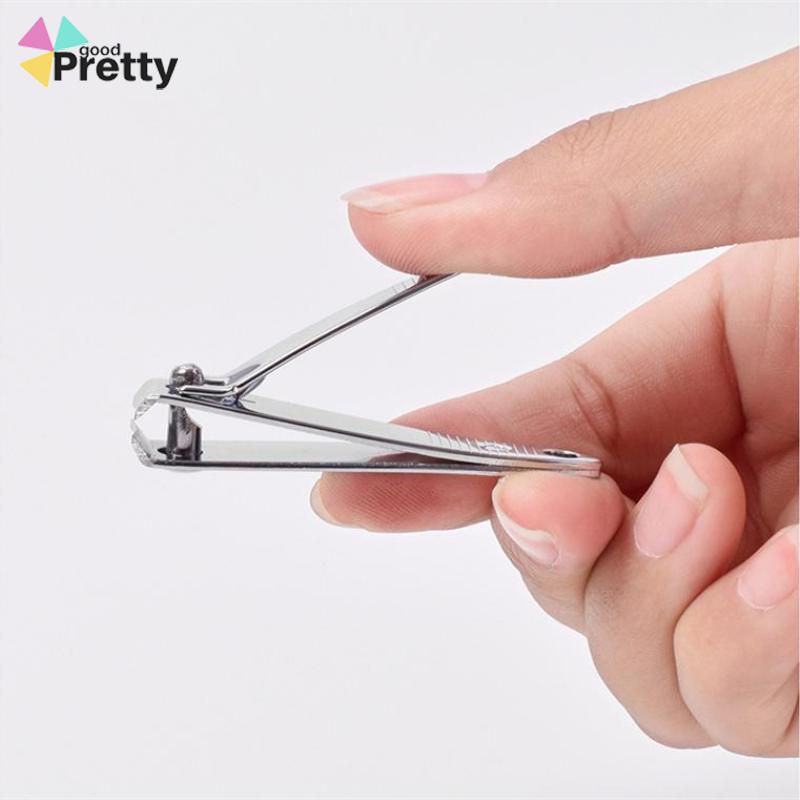 Kecil Stainless Steel Gunting Kuku Manikur Pedikur Perawatan Tangan Kaki Pemotong Kuku - PD