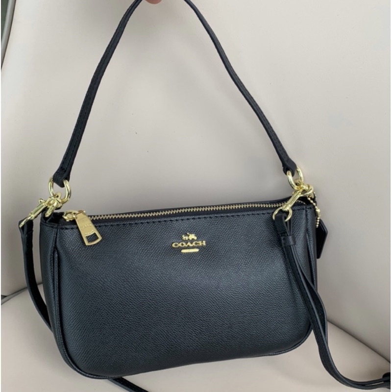 COACH SIGNATURE TOP HANDLE POUCH (25591)