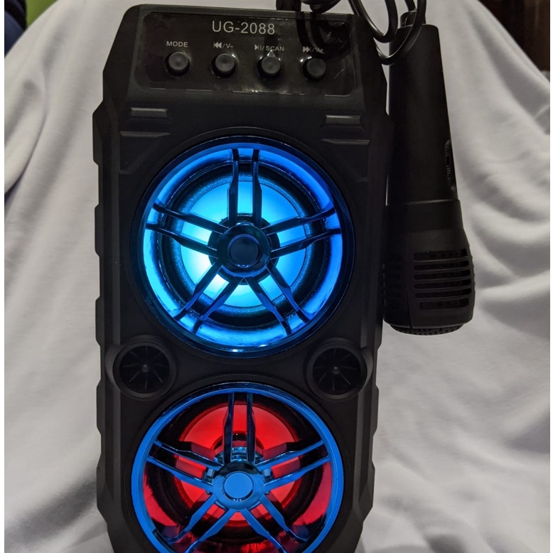 Speaker Bluetooth Karaoke  6,5 inch KIMISO 338 XTM 881 8118 ST5001 SK15 S288 MKC668 KDS1886 SQRS003-UG2088 DUAL LED
