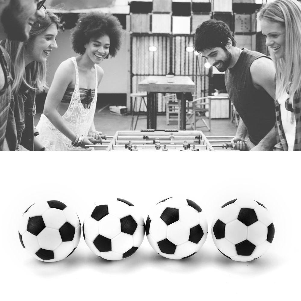 Lanfy Football Black &amp; White 32mm Mini Foot Balls Bola Meja Dewasa