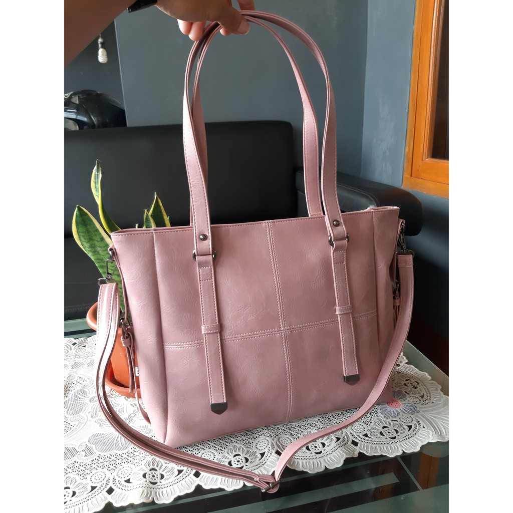 Tas wanita Shoulder Bag 2 Lidah