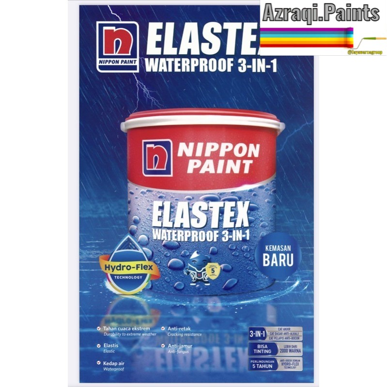 CAT NIPPON ELASTEX WATERPROOF (20 KG) / Anti Bocor WATERPROOF ANTI BOCOR CAT TEMBOK