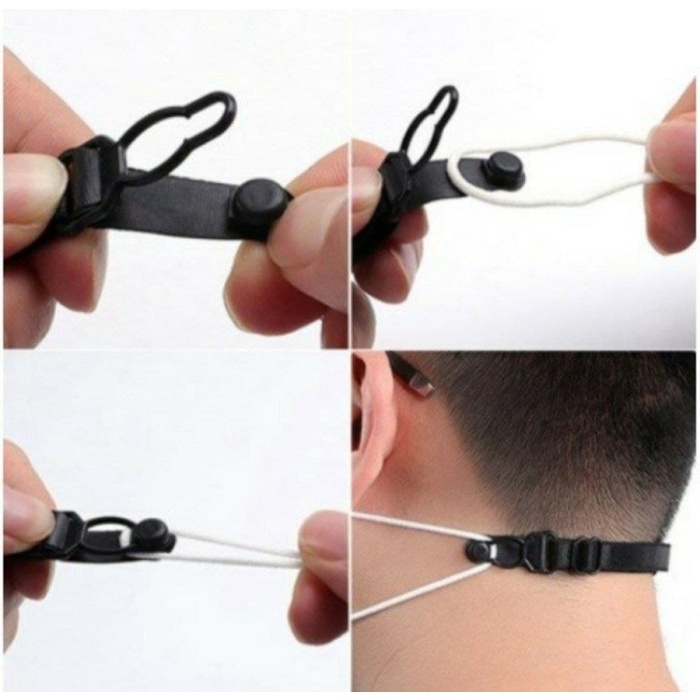 ADJUSTABLE MASK STRAP TALI MASKER PRAKTIS ANTI SAKIT TELINGA PREMIUM