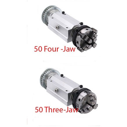 50 Four-jaw And 50 three-jaw chuck spindle assembly ( 1815)