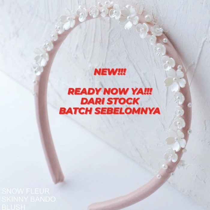 handmade pita x mmehuillet skinny bando in Blush