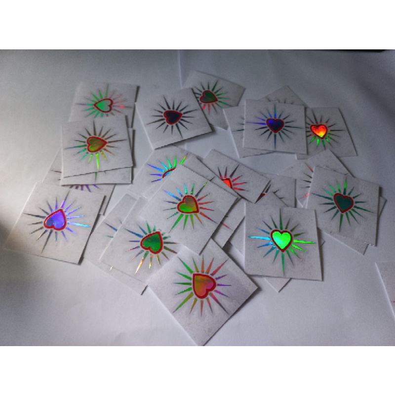 

SPESIAL PSHT Stiker Cutting Hati Bersinar HOLOGRAM Lambang Logo TERATE