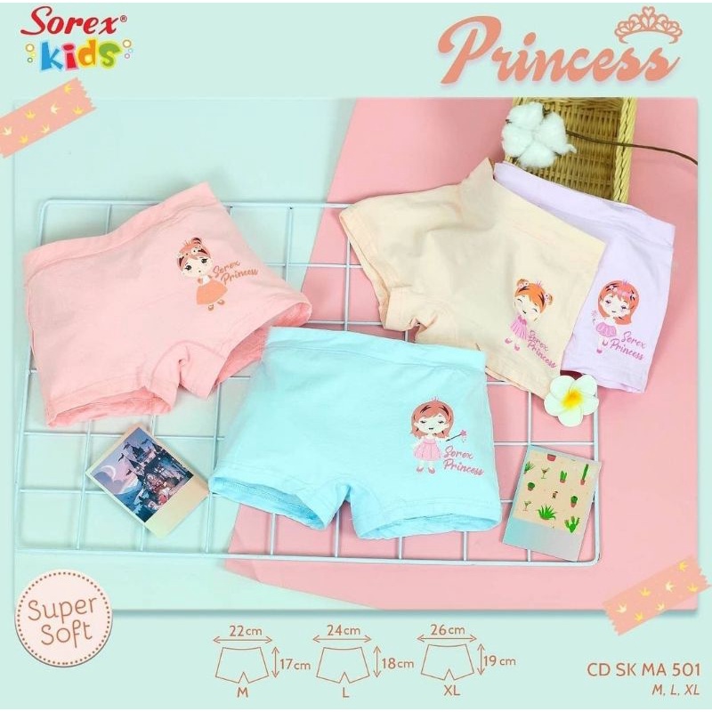 3 pcs cln dlm sorex anak super soft