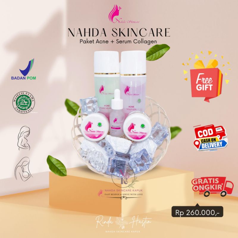 Nahda Skincare Asli Free Gift BPOM & Halal MUI Nahda Skincare Original Nahda Skincare Bisa COD Kirim