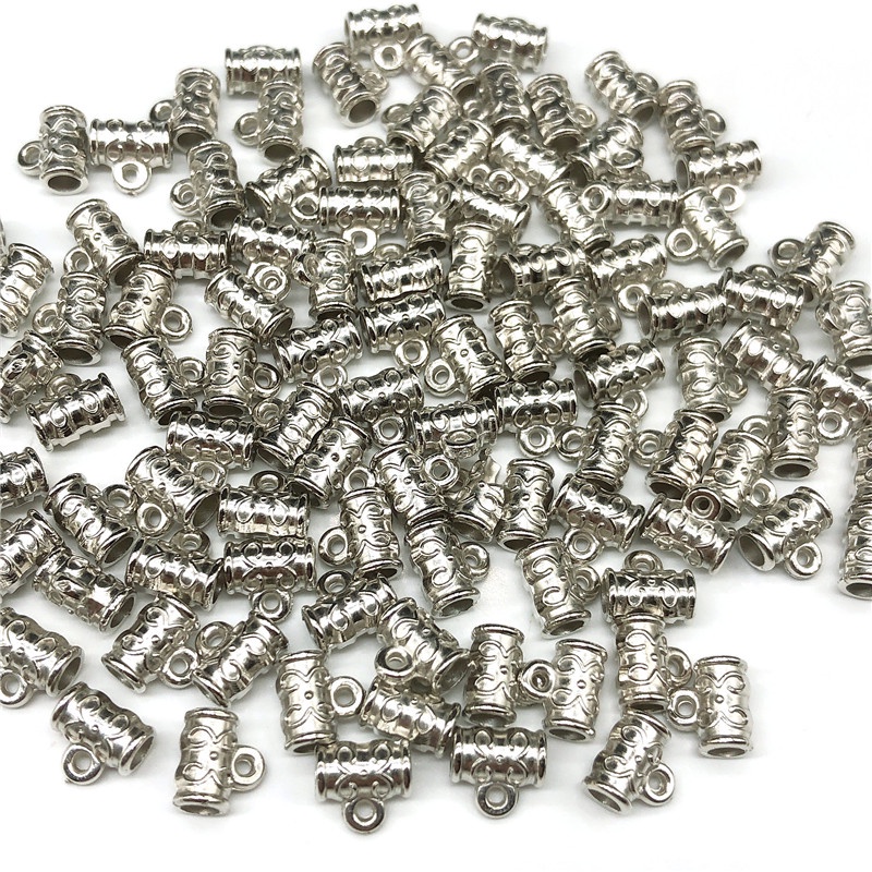 100pcs Manik-Manik Spacer CCB Ukuran 7x4mm Untuk Perhiasan