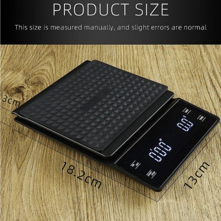 IDEALIFE IL-500A Digital Coffee Scale 3Kg/0.1GR - Timbangan Kopi