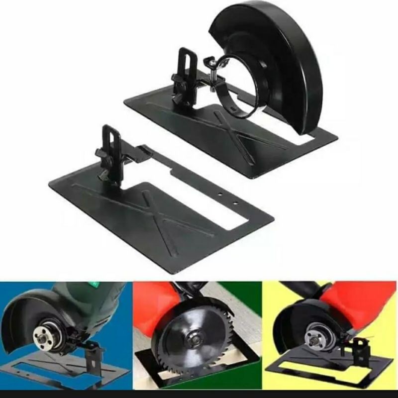 Dudukan Mesin Gerinda plus Cover  Tatakan Mesin Gerinda Tangan plus Cover Stan Holder Gerinda