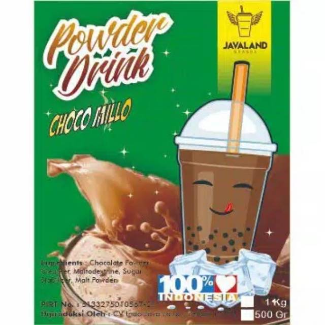 

Choco Milo/Choco Sport. Bubuk perasa minuman (powder drink) Javaland