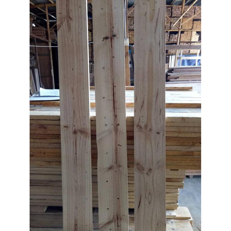 Murah Papan Kayu Jati Belanda 15X120X2Cm Kayu Pallet Bekas Pinus