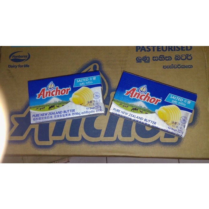 

butter-mentega- butter anchor salted 227gr -mentega-butter.
