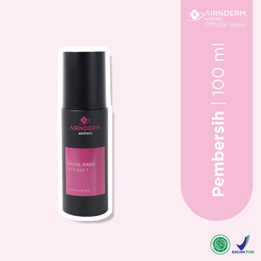 AIRNDERM AIRIN FAcial Wash Acne Type 1 BPOM