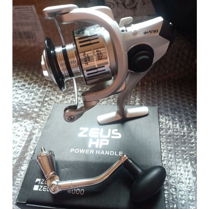 reel power hendel spining Zeus hp rel pancing power hendle sepining lizard Zeus hp 3000