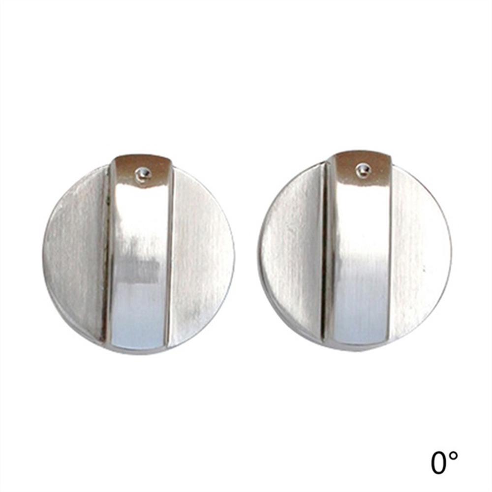 2Pcs Knob Pengganti Bahan Zinc Alloy Warna Silver untuk 2Pcs Knob Pengganti Bahan Zinc Alloy Warna Silver untuk