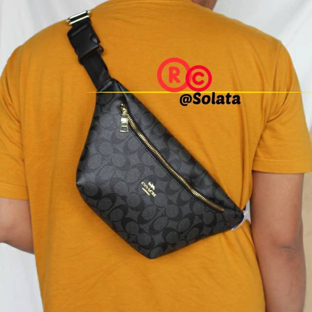 Tas Slempang Coach Pria Wanita - Waistbag Coach Pria Wanita - Handbag Coach Import