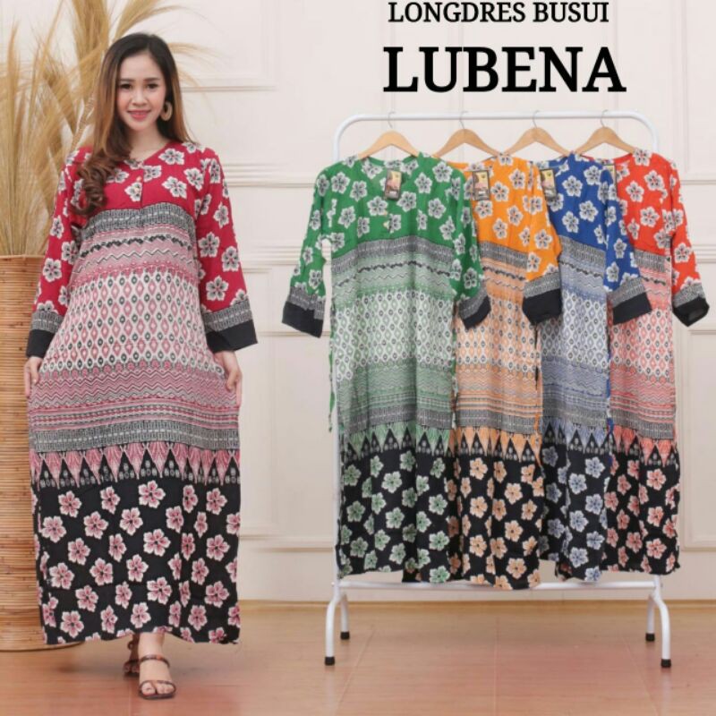 DASTER LONGDRES BUSUI LUBENA-DASTER KANCING DEPAN-DASTER BUMIL-DASTER MURAH