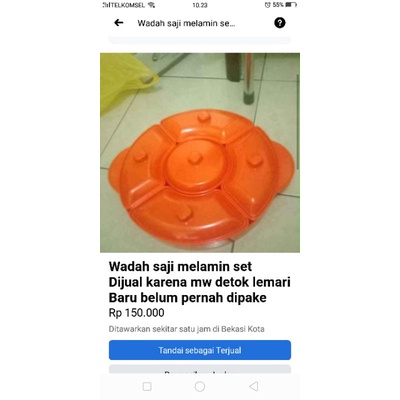 wadah saji set melamin