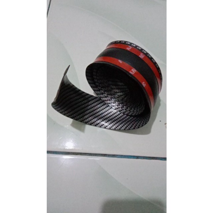 Stiker Vinyl Carbon Fiber Mobil 5 x 250 CM C38404  Black GS8