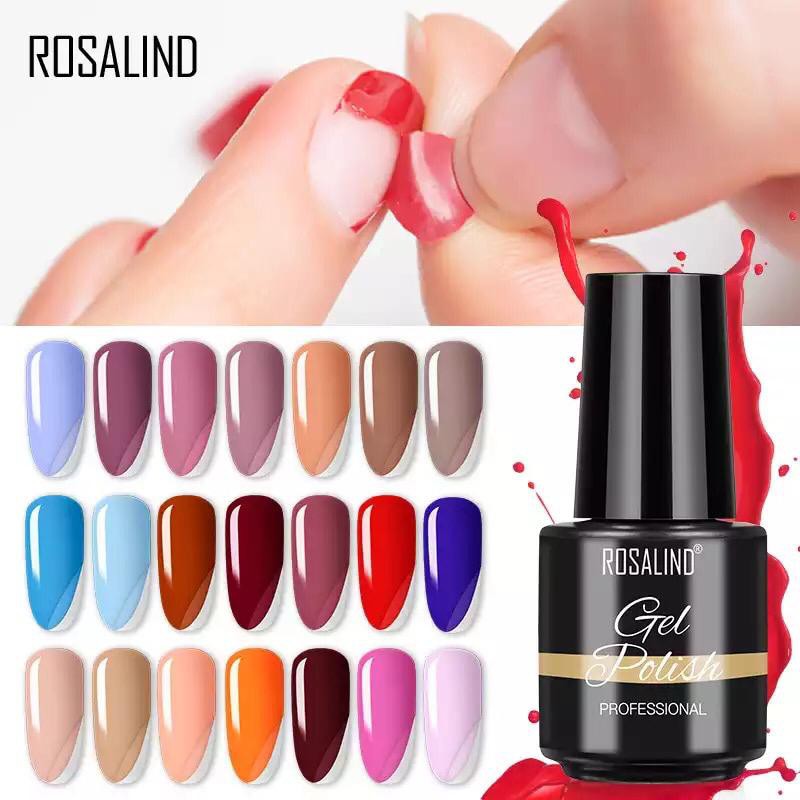 ~AB~ ROSALIND Peel Off Gel Polish UV LED Nail Art / Kutek / Cat Kuku Dapat Dikelupas Dirobek