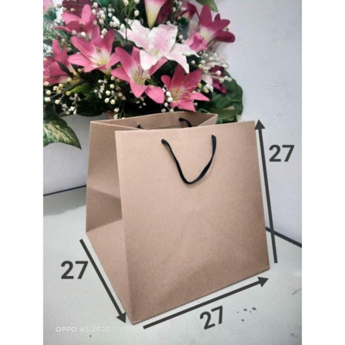 

(TERLARIS) Maxx dus paperbag nasi 27x27x27 uk