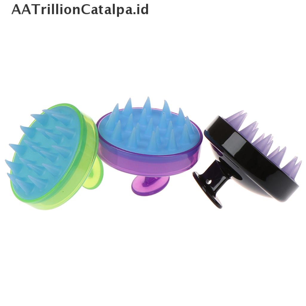 Aatrillioncatalpa 1Pc Sisir Pijat Kulit Kepala Bahan Silikon