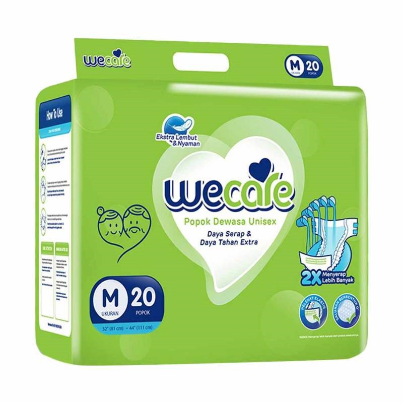 We Care Adult Diapers M20 WeCare Popok Perekat Dewasa Size M isi 20 Pampes Orang Tua