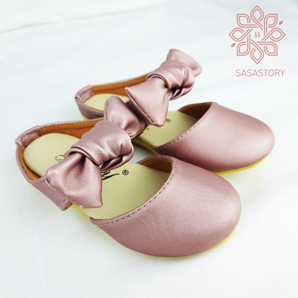 SEPATU SANDAL BAPAU FLATSHOES ANAK USIA 5 6 7 8 TAHUN HA11