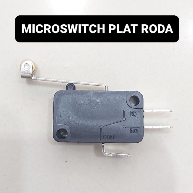 Micro Switch Plat Roda 3 Pin Kaki