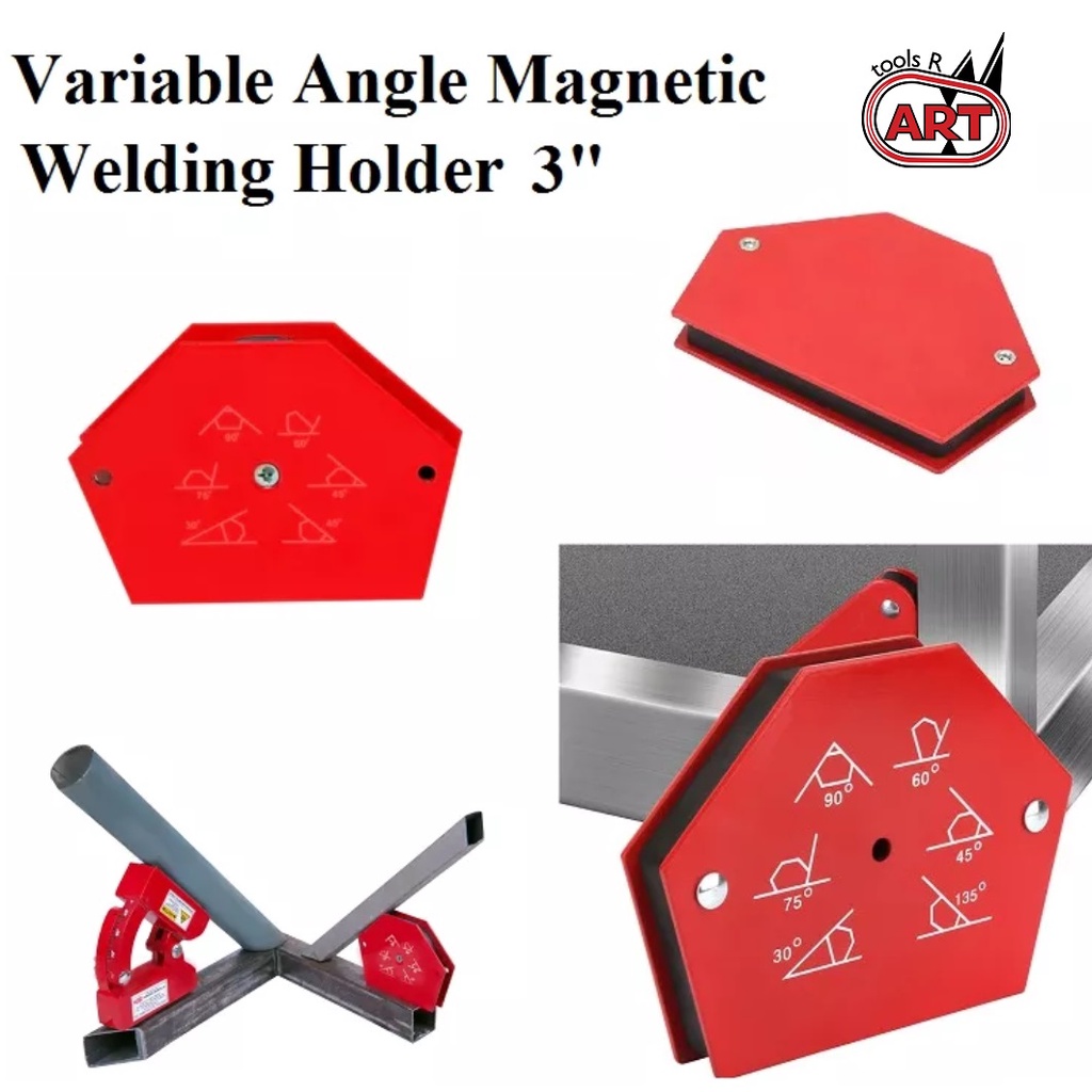 Art Siku las Magnet Variable 3&quot;  Variable Angle Magnetic Welding Holder 3 Inch / Siku las 3 Inch 6 posisi