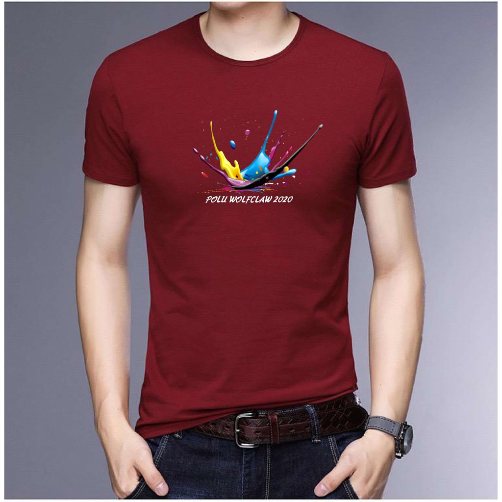 BS/COD/BAJU KAOS TANGAN PENDEK TINTAK/PRIA/REALPICTURE
