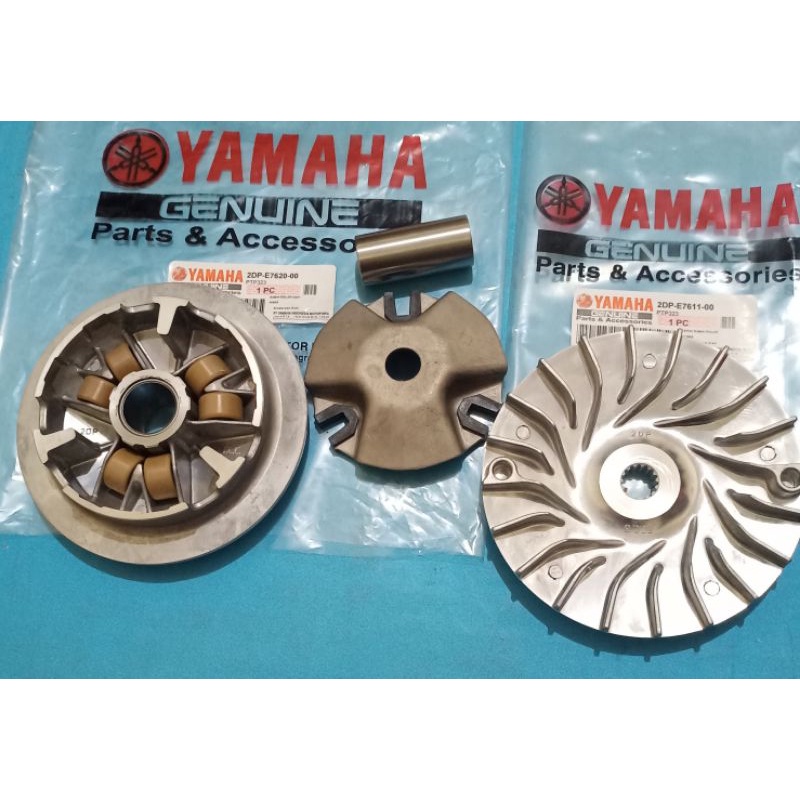 Paket cvt rumah roller assy plus kipas pully motor n max 155 aerox 155 Lexi 150