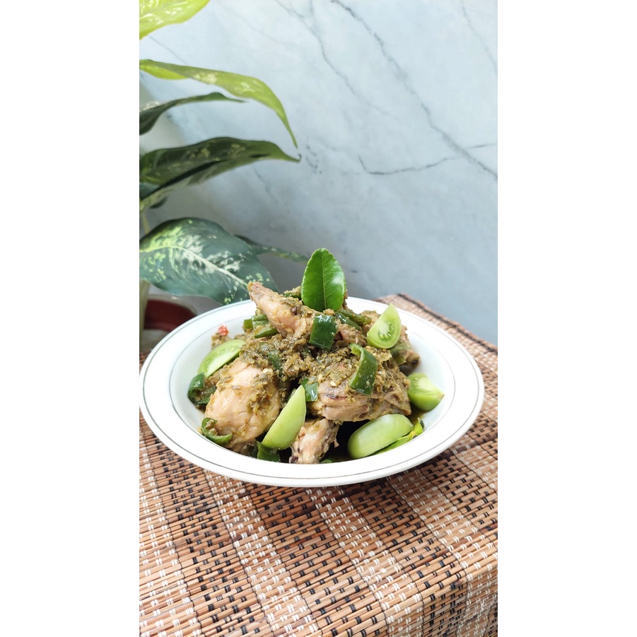 

Ayam sambal ijo / Ayam cabe ijo / hijau - 5 potong/prs