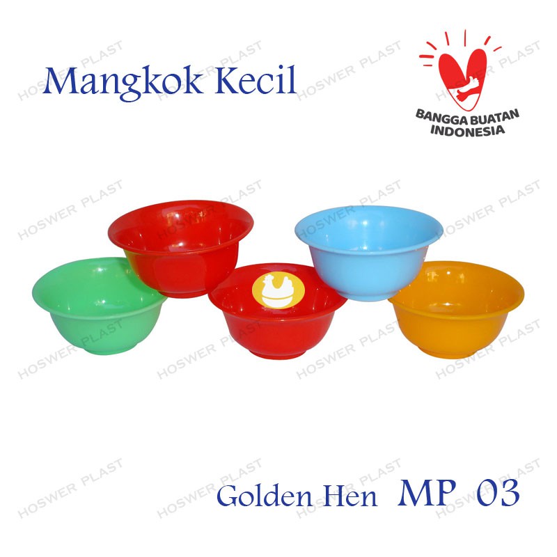6 pak @12 pcs Golden Hen Mangkok Kecil / Mangkok Sambal / Mangkok Pempek / Wadah Kuah Plastik / Bowl