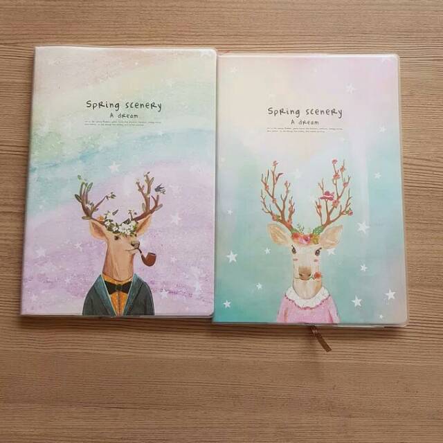 

Buku Tulis A5 Rusa Spring Scenery Bersampul Plastik