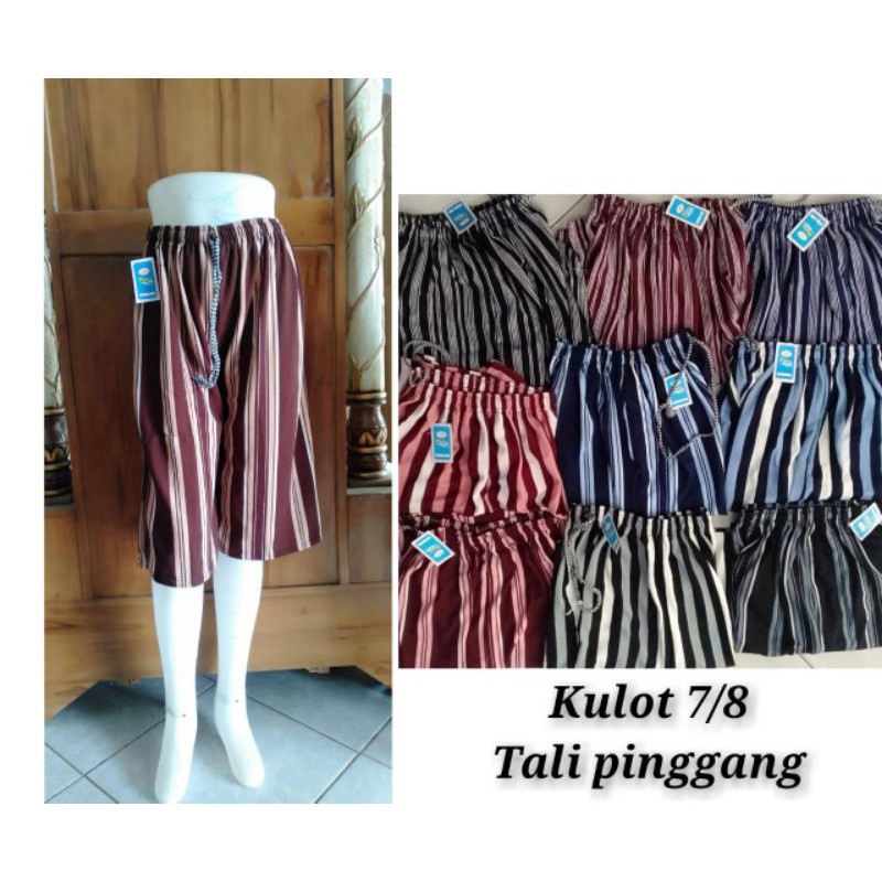 Kulot 7/8/13B/kulot pendek/kulot salur