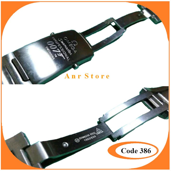 Tali Jam Tangan Omega Seamaster 22 mm 2,2 cm Rantai Stainless Steel
