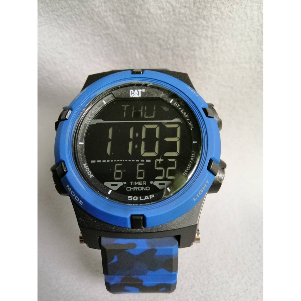 JAM TANGAN PRIA CATERPILLAR CAT OB.147.26.146 DIGITAL BLUE ORIGINAL