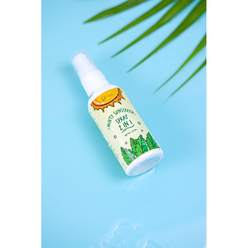 Minty Sunscreen Spray by Lea Gloria SPF 30 60 ML