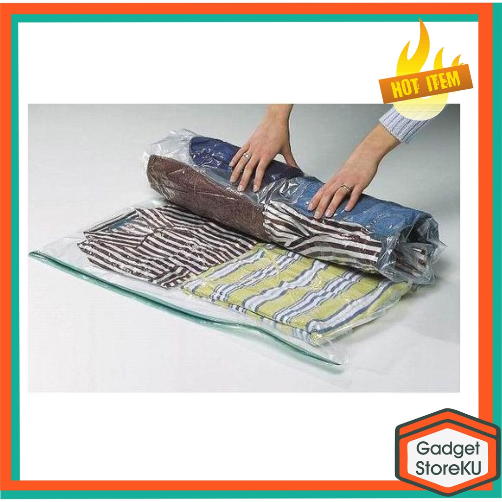 Plastik Vakum Baju/ Vakum Vacuum Compression Bags Clothes