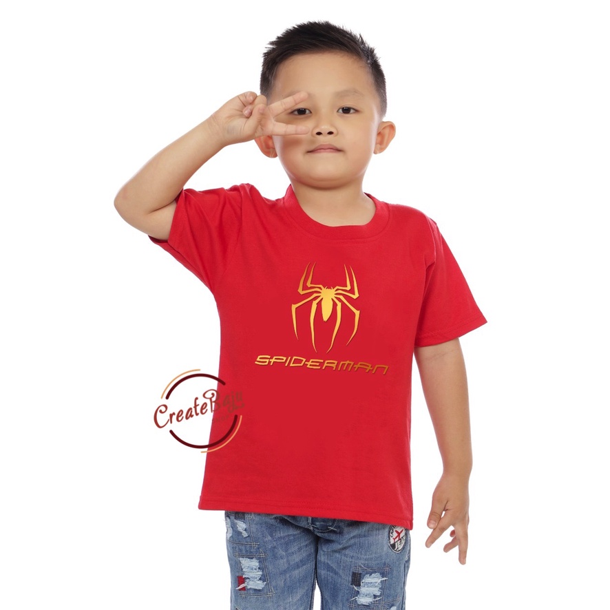 KAOS ANAK LAKI SPIDERMAN 1-7 TAHUN BAJU ATASAN ANAK LAKI TERMURAH