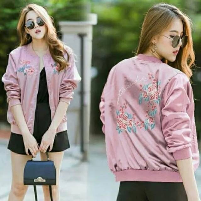 JAKET WANITA PARADISE SEMI KULIT PINK