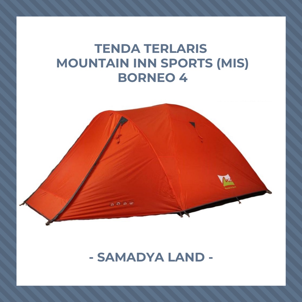 Tenda Camping Mountain Inn Sports (MIS) Borneo 4 Original