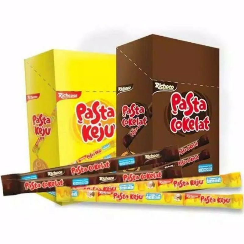 

[READY STOK] NABATI PASTA KEJU & PASTA COKLAT 8GR 1BOX ISI 30 STICK
